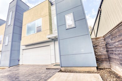 The extended driveway offers plenty of space for g