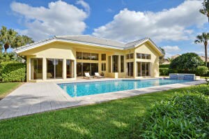 Rear View of house and pool