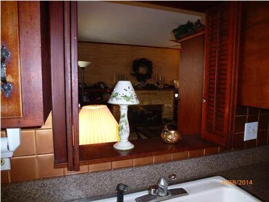 View from Kitchen to Family Room