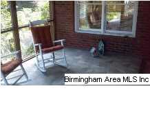Screened Patio with ceramic tile floor