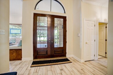 Double door grand entry.