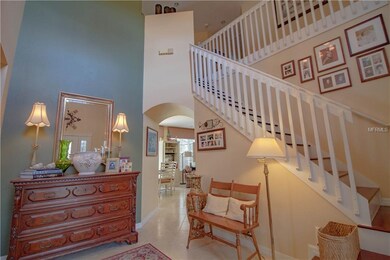Entryway and stairs to second floor