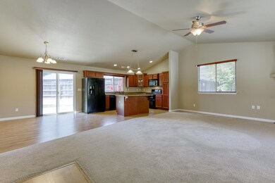 Living room to kitchen