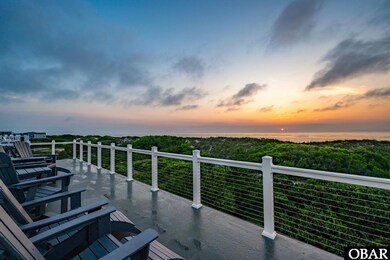 Sunrise from rooftop deck