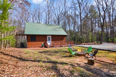 view of fire pit area