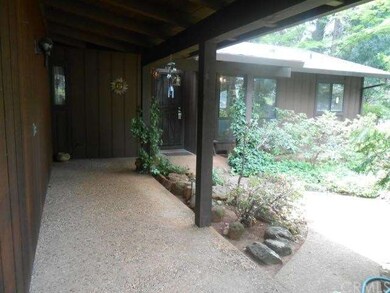 Covered walkway.