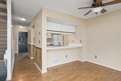 View of entry and breakfast bar