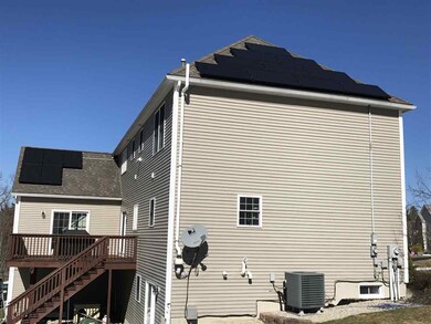 Located on Roof of Sunroom and Side of House. Suni