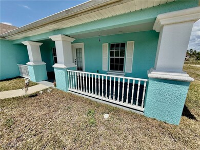 Southern style front porch