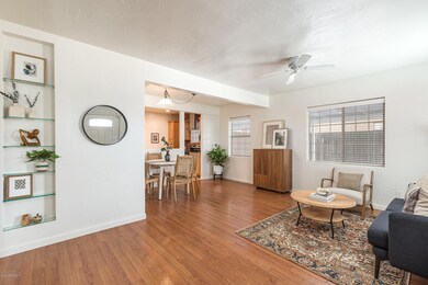 Inside front door