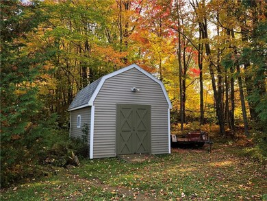Great spot to store to the mower.