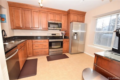 Renovated Kitchen with granite counter tops and ce