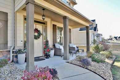 Covered Front Porch/Sitting Area