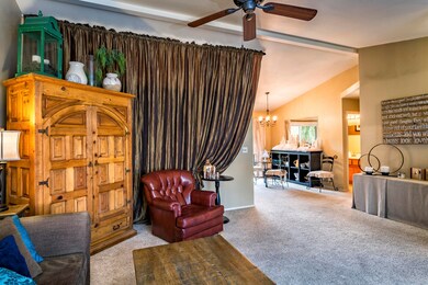 Living room to dining