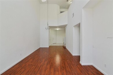spacious, two-story living room