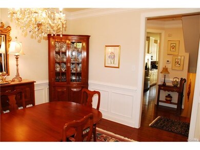 View from Formal Dining Room toward Serving Hall a