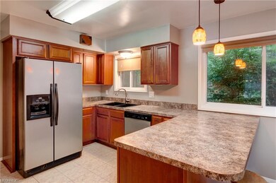 Crisp, updated kitchen...