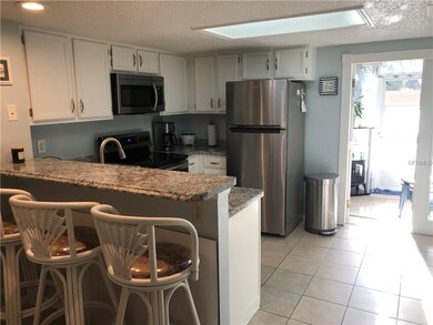 Kitchen with Countertop Bar