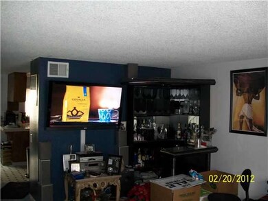 Bar in living room.