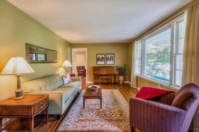 Formal Living Room w/beautiful hardwoods.