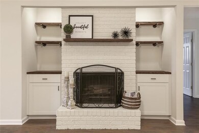Reclaimed Barnwood Mantle and Shelves