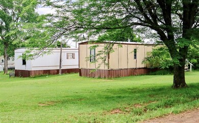 View of 2 of the 9 mobile homes