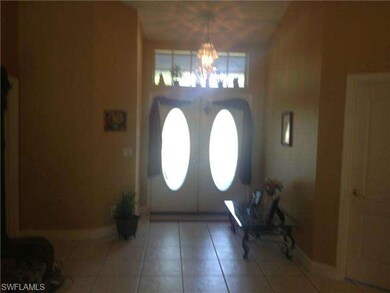 Large sunny foyer.