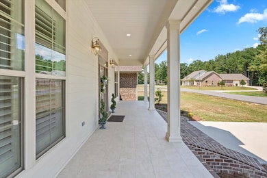 Covered front porch