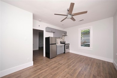 Kitchen featuring appliances with stainless steel