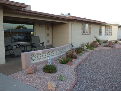 Covered Patio at Front