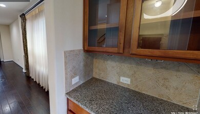 This butler's pantry is the perfect spot for your coffee, teas, smoothies, or wine.