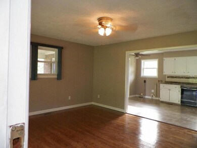 Front door to kitchen
