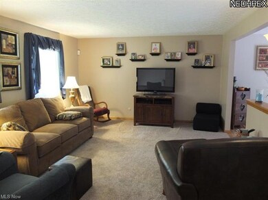 Living room is open to the dinette.