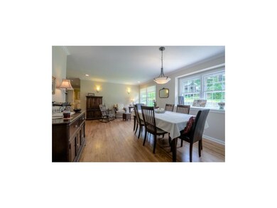 Generous dining area