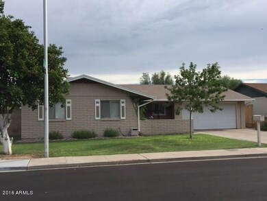 Front of home at 1315 E. Indigo