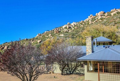 Rocky hillside view