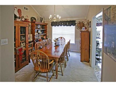 Dining room is ready for your large family gatheri