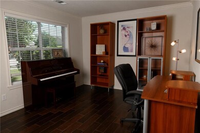 Study with picturesque window.