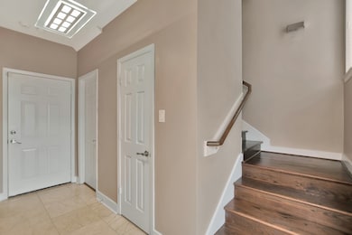At entrance, a coat closet and an amazingly large