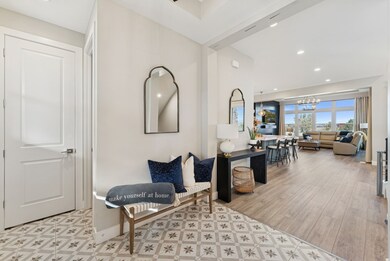 Entry way leading into