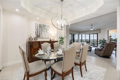 Tiled dining area