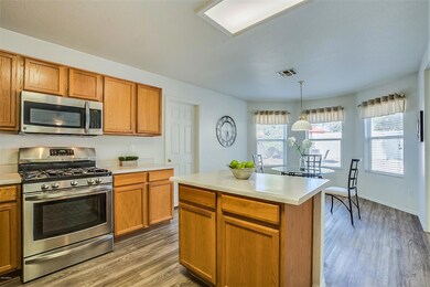 Kitchen Island and Breakfast Room