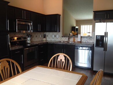 Large eat in kitchen