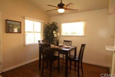 Dining Nook with Ceiling fan