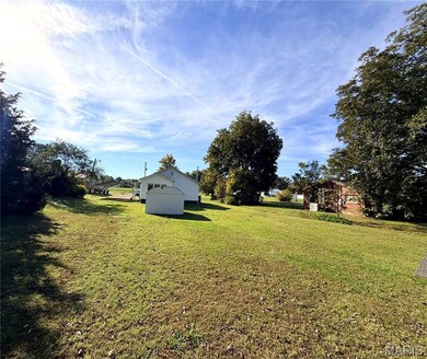 Very large, level backyard.