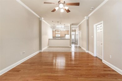 Living, dining and kitchen