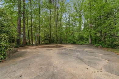 Great privacy. View of Peachtree Dunwoody lot feat