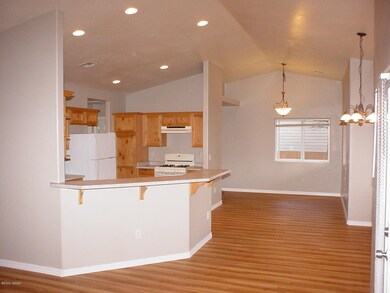 Kitchen and dining area