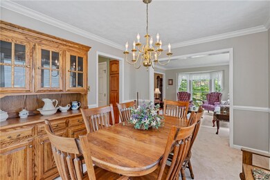 Room to gather, right off the kitchen