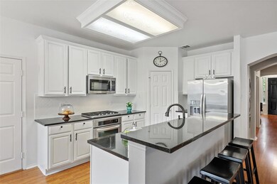 Light and bright kitchen.